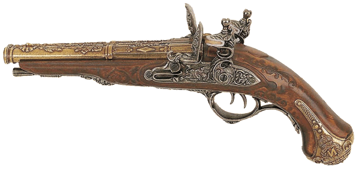 Napoleon's Double Barrel Flintlock Pistol