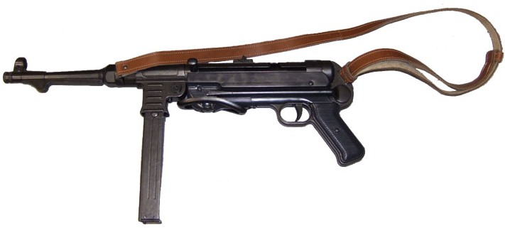 MP40 Schmeisser German Submachine Gun with metal folding stock