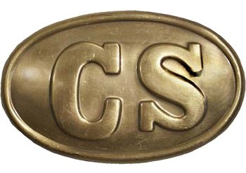 Confederate enlisted belt buckle