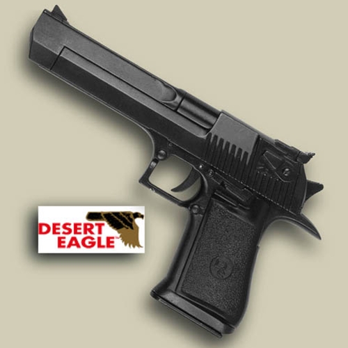 Desert Eagle pistol, black with black grip