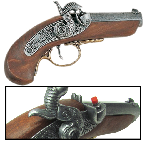  Lincoln assassination derringer cap-firing replica.